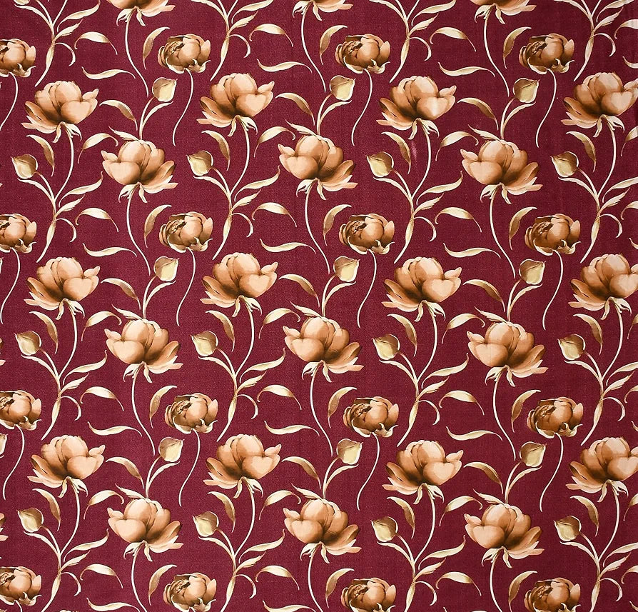 Homefab India 160 TC Glace Cotton Double BedSheet with 2 Pillow Covers -  - Multicolor, Floral